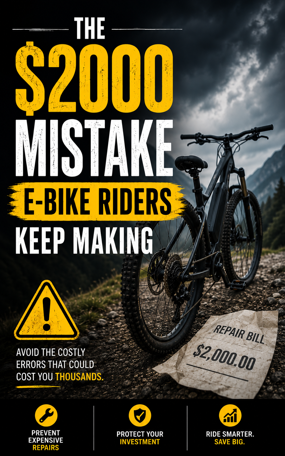 Cover of The $2000 Mistake E-Bike Riders Keep Making ebook