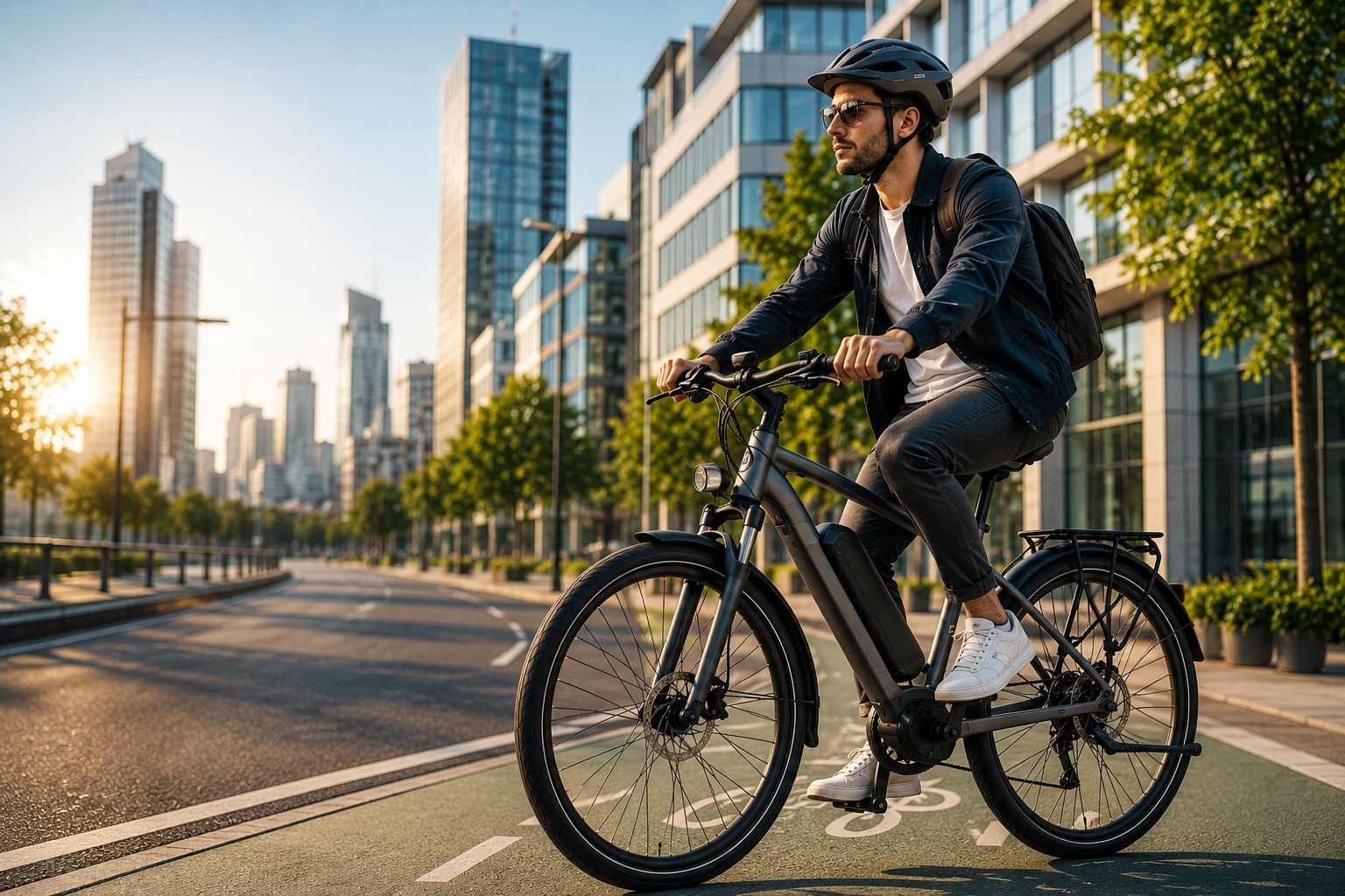 Different types of urban bicycles